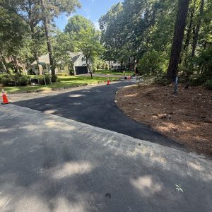Driveway asphalt patch repair